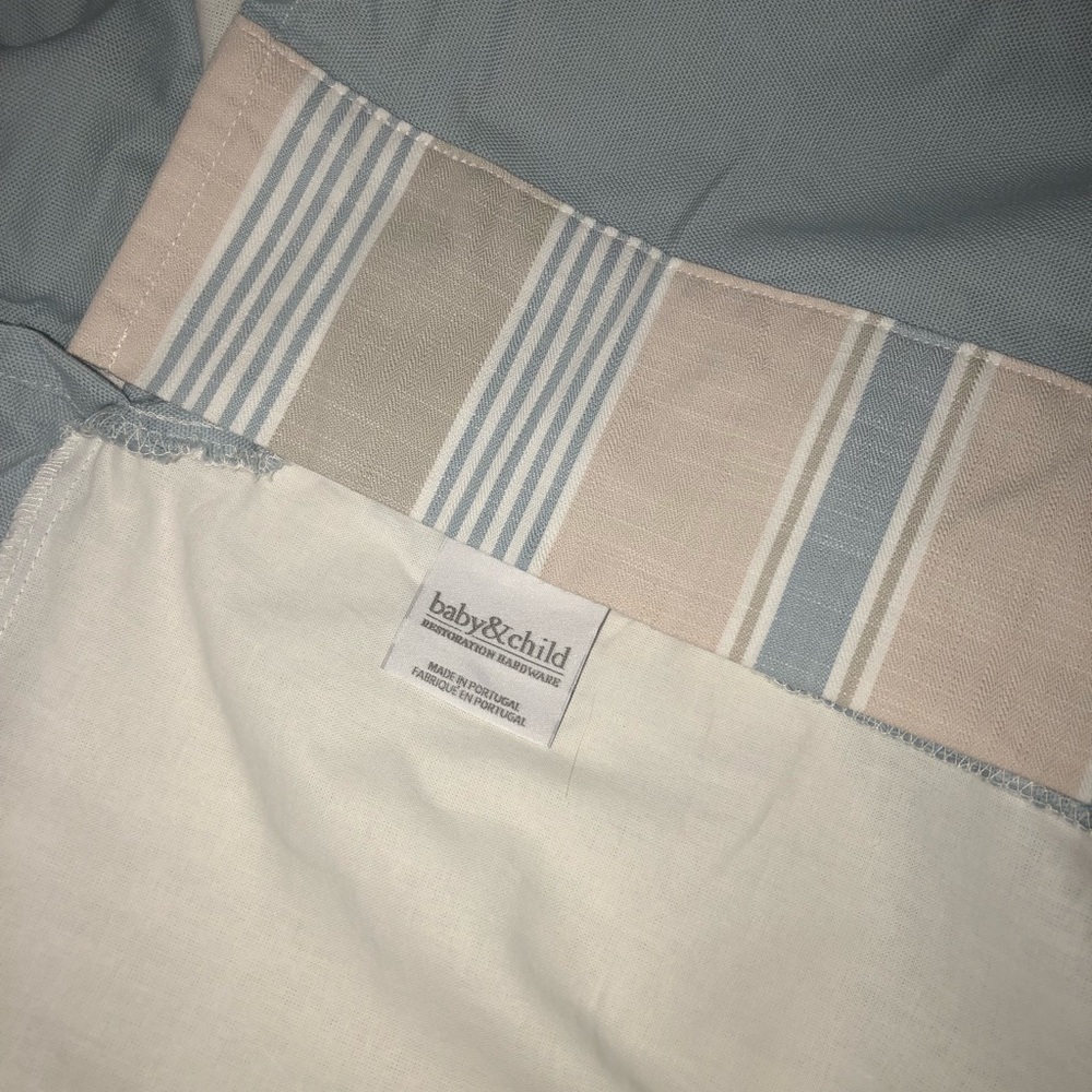 Restoration Hardware crib skirt